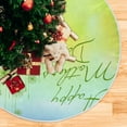 thumbnail image 5 of FMSHPON Mother's Day Spring Plant Xmas Christmas Tree Skirt Stand Mat for Holiday Party Decoration Indoor Outdoor 48 inches, 5 of 6