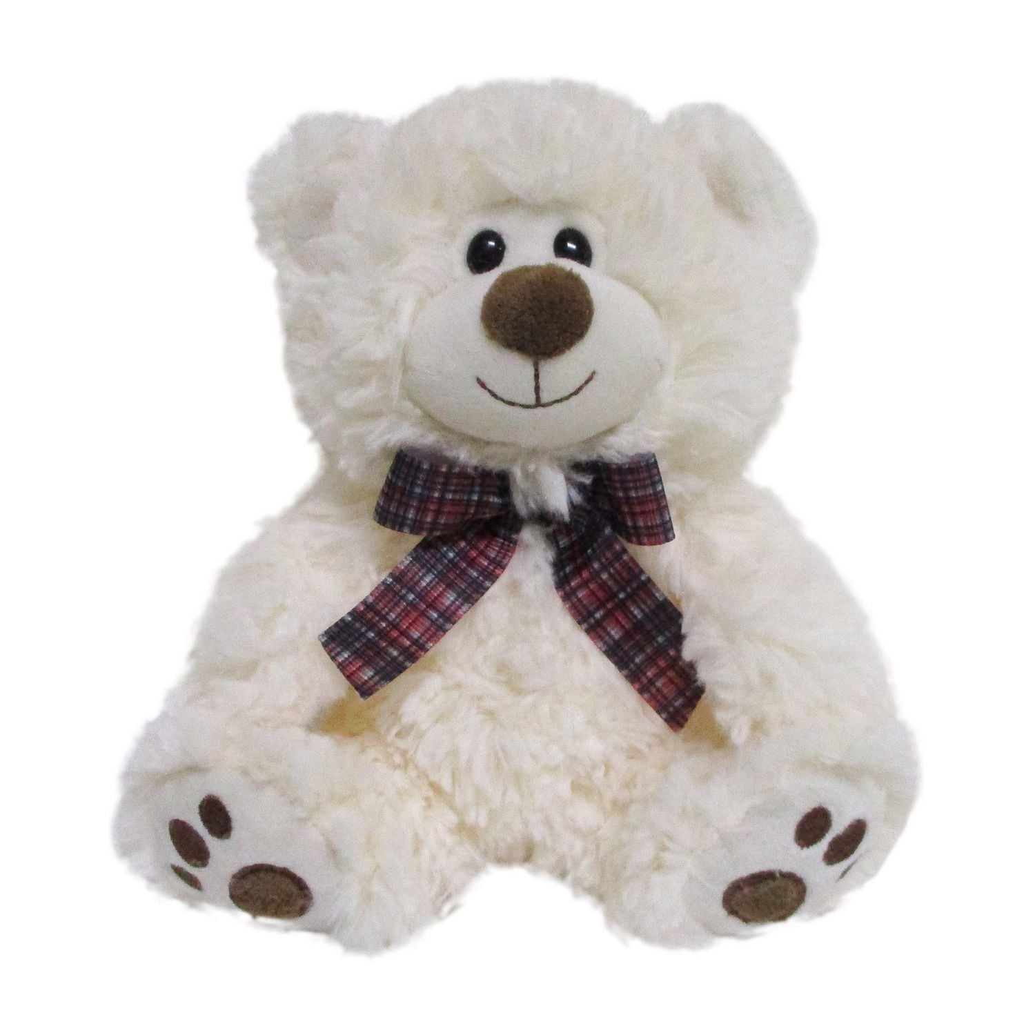 KID CONNECTION PLUSH TEDDY BEAR CREAM, 7INCH