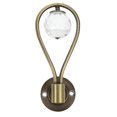 thumbnail image 1 of 1 Pair Zinc Alloy Crystal Curtain Wall Hooks Curtain Wall Hanger for Home Hotel, 1 of 3