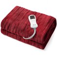 thumbnail image 1 of VOUA Electric Blanket, 50"*60" Flannel, Fast Heating, Machine Washable, Red, 1 of 7