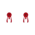 thumbnail image 2 of Langgg Support de Tube de Tête Pliant pour Guidon de Fourche avant Attrape-Poignet Crabe Fixation Résistante à l'Usure pour Boucle Pièces de Vélo Rouge 2ensemble, 2 of 6