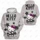 thumbnail image 1 of Suéter con capucha informal de moda para mujer con estampado de Hello Kitty y gatito lindo para otoño/invierno, 1 of 1