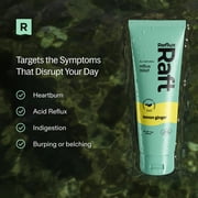 RefluxRaft Acid Reflux Therapy with Organic Alginate, Rapid & Long Lasting Gerd, LPR & Digestion Symptom Support, Zero Sugar, Gluten Free, Low Sodium, Lemon Ginger Flavor
