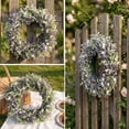 thumbnail image 4 of Ke1Clo Artificial Flower Wreath Spring Summer Decor, Plastic Simulation Garlands for Windows Doors, Wedding Decoration Wreath for Courtyard Farmhouse, 4 of 6