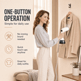 thumbnail image 4 of Handheld Garment Steamer, 1200W Portable Clothes Steamer with 370ml Water Tank, 3 Steam Levels for Clothes, Curtains, Travel and Home Use, 4 of 8