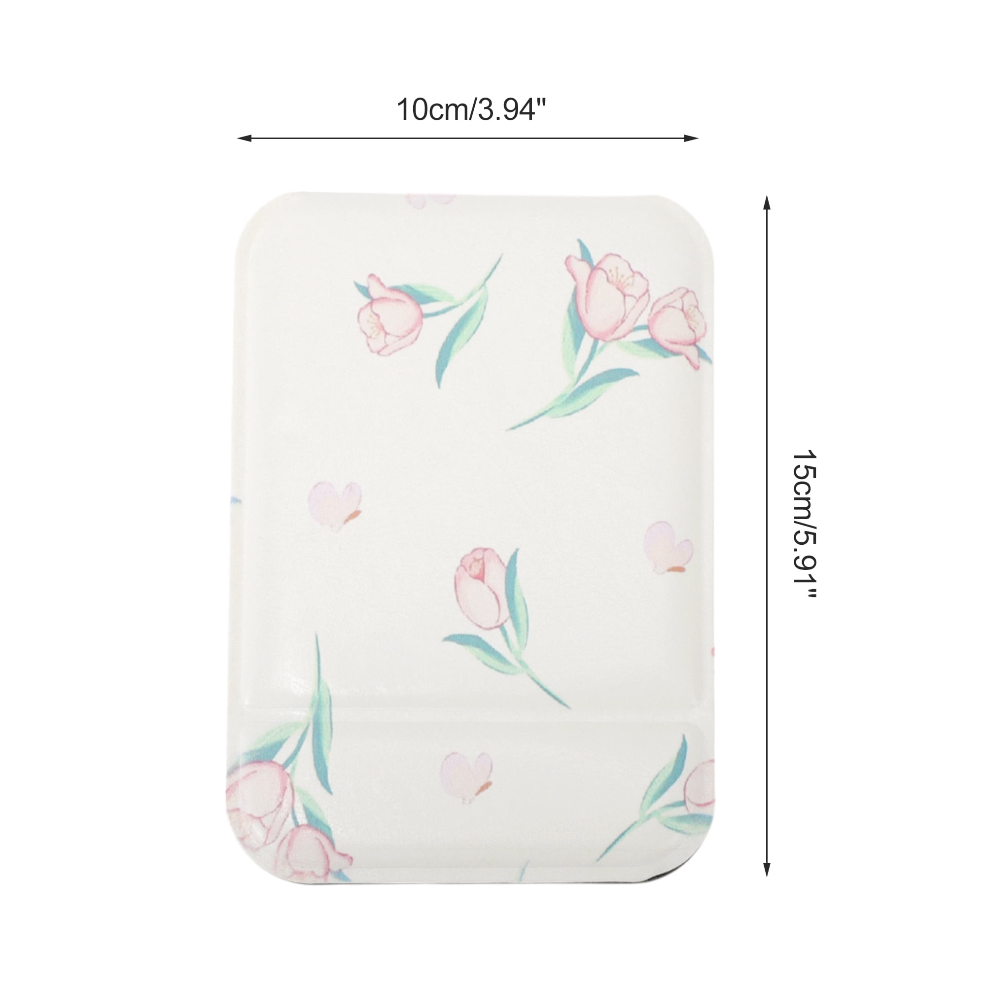 Unique Bargains 1Pc Makeup Mirror for Travel Pink Color Small