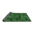 thumbnail image 2 of Ahgly Company Indoor Rectangle Patchwork Emerald Green Transitional Area Rugs, 6' x 9', 2 of 4