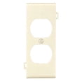 thumbnail image 3 of Leviton Sectional Center Wall Plate - Duplex Receptacle, Toggle, Unbreakable - White, 3 of 4