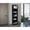 Black, variant on Slim 5 Bookcase In Matt Gray/white - Office Stylish Choice Storage Solution