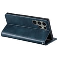 thumbnail image 5 of SaniMore for Samsung Galaxy S2 Ultra PU Leather Case, Wallet Design with Card Slots Cash Pocket [Wrist Strap] Flip kickstand Full Body Protection Magnetic Closure Business TPU Shell, Darkblue, 5 of 11