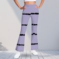 thumbnail image 1 of Pantalones largos con estampado para niñas, forrados de vellón para mayor calidez, pantalones largos casuales, leggings ligeramente acampanados, traje para niñas de 5 a 16 años., 1 of 6