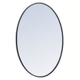 thumbnail image 5 of Metal frame oval mirror 40 inch in Black, 5 of 5