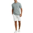 thumbnail image 2 of CAMISA POLO DE HOMBRE INSPIRE CHIC, TEXTURA DE PUNTO, CUELLO PUNTO, MANGA CORTA, TALLA XL, GRIS CLARO, 2 of 6