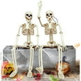 thumbnail image 5 of Halloween Skeletons, Posable Skeletons, 2 Pack 15 Inch Adjustable Movable Joints Skeleton Decoration Set, Realistic Durable Plastic, Halloween Party Decor, 5 of 9