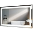 Keonjinn LED Bathroom Mirror, 60 x 36 inch Rectangle LED Vanity Mirror