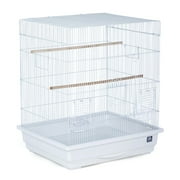 Prevue Pet Products Keet/Tiel Square Roof Bird Cage - White SP25212W/W