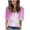 Hot Pink plus size tie dye t shirts a1, variant on Women Plus Size Tie Dye T-Shirts V Neck Short Sleeve Casual Basic Tees Summer Fashion Tops Cute Vacation Clothes, Hot Pink 2XL