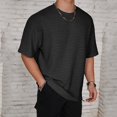 thumbnail image 2 of Mens Tee Big and Tall T Shirts for Men Mens Casual Shirts Lightweight Crewneck Solid Color Tee Shirt Breathable Flowy Comfy Short Sleeve Outdoor Tops, 2 of 7