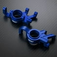 thumbnail image 5 of Vogacara RCGOFFLOW-portador de buje de dirección duradero, aleación de aluminio, nudillos de bloque de dirección para 1/5 Rc, portador de Kits de construcción modelo Azul oscuro, 5 of 5