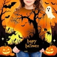 thumbnail image 5 of Mitankcoo Halloween Print Sweatshirt for Girls Long Sleeve Crew Neck Tops Daily Casual Fashion Wear, 5 of 5