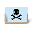 thumbnail image 1 of Summer Sail Priate Danger l Pixel Photo Wooden Photo Frame Tabletop Display, 1 of 3