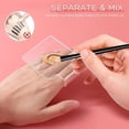 thumbnail image 3 of 2pcs Transparent Acrylic Makeup Palettes Color Mixing Plates for Makeup Use, 3 of 9