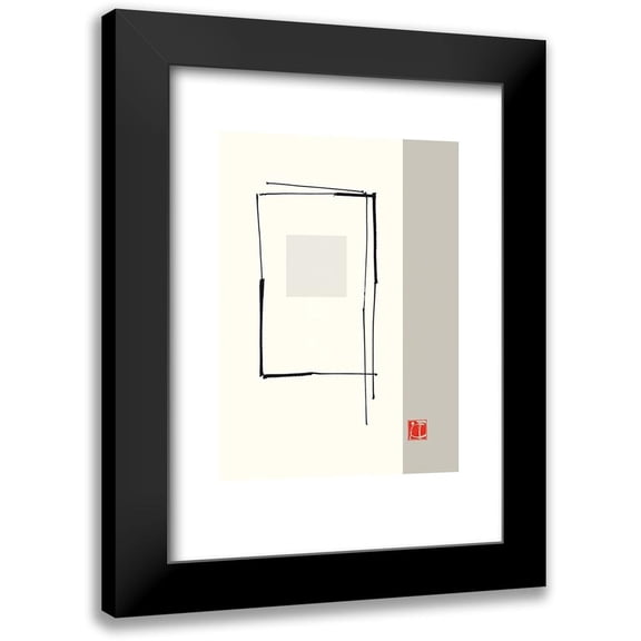 Sakai, Takashi 11x14 Black Modern Framed Museum Art Print Titled - JAPANESE STYLE VI
