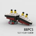 thumbnail image 4 of Mini RMS Titanic Sank Ship Model Break in Half MOC Building Blocks Bricks Boat Kit Construcrion Sets Gift Adult Children, 4 of 7