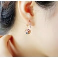 thumbnail image 3 of HOOUN Women Colour Crystal Shinny Ear Stud Lucky Bead Earrings Fashion Jewellery Gift, 3 of 3