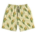 thumbnail image 5 of Goofa Yellow Corn Printed Mens Swim Trunks Summer Quick Dry Short Beach Swimwear Bathing Suits-XX-Large, 5 of 9