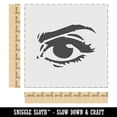 thumbnail image 2 of Woman's Right Eye with Eyebrow Mascara and Eye Shadow DIY Cookie Wall Craft Stencil - 9.0 Inch, 2 of 5