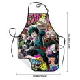 thumbnail image 3 of My Hero Academia Adjustable Bib Aprons, Waterdrop Resistant Apron with 2 Pockets for Kitchen Cooking Restaurant BBQ Painting Crafting, 3 of 7