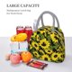 thumbnail image 5 of Balery Sunflowers In Vintage Bolsa de Almuerzo para Mujeres, Caja de Almuerzo, Bolsa de Almuerzo Pequeña Impermeable, Tote de Almuerzo Reutilizable con Gran Capacidad, 5 of 6