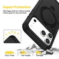 thumbnail image 4 of Ultra-Magnetic Stand for iPhone 16 Case, [Military Drop Protection] [Compatible with MagSafe] Shockproof Matte Ultra Slim Ring Kickstand Holder Case for iPhone 16, Jadegreen, 4 of 5