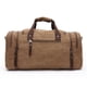 thumbnail image 5 of Advancent Viaje con estilo Bolso de fin de semana de lona vintage para hombres y mujeres Bolso de viaje de lona vintage Bolso deportivo Mochilas de mochilero café, 5 of 6