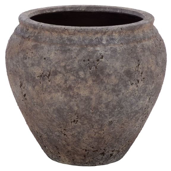Safavieh Ramsey Large Antique Brown Ficonstone Plant Pot