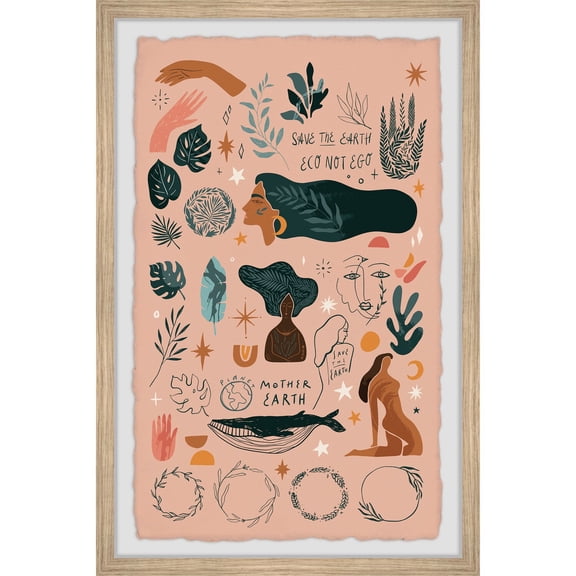 Marmont Hill Eco Not Ego Framed Painting Print