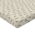 thumbnail image 4 of Ambesonne Exotic Fitted Sheet, Minimalist Animal Print Cat, Twin XL Size, Eggshell Warm Taupe Tan, 4 of 5