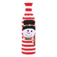 thumbnail image 1 of Naiovety Funda para botella de vino, ropa tejida de Navidad de Año Nuevo, accesorios universales de banda de champán para cerveza roja y blanca, Kits de decoración para fiestas Muñeco de nieve Naiovety HA070243-02B, 1 of 6