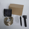 thumbnail image 2 of Outdoor Solar Lamp String, Led Solar Spirit Lamp Waterproof Decorative Copper Wire Lamp (8 Function 40m 400 Lamp) White, 2 of 5