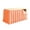 Orange, variant on 75*180cm Solid Ruffled Desk Table Skirt Wrinkle Resistant Decorative Cover For Kitchen Indoor Event Table Decoration Red