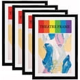 thumbnail image 1 of Theatre Frame SparklyHome negro con tapete blanco, 4 paquetes, 1 of 7