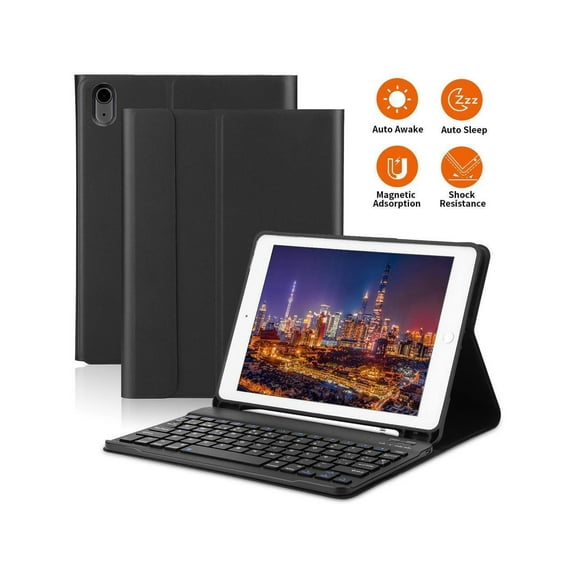 Keyboard Case for iPad Mini 6 2021 - Wireless Magnetic Detachable Keyboard Slim Shell Smart Folio Stand Tablet Cover Case with Pencil Holder for 8.3 inch iPad Mini 6th Generation