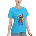 thumbnail image 2 of T-Shirt Basique à Manches Courtes pour Femmes Super Saiyan, 2 of 6