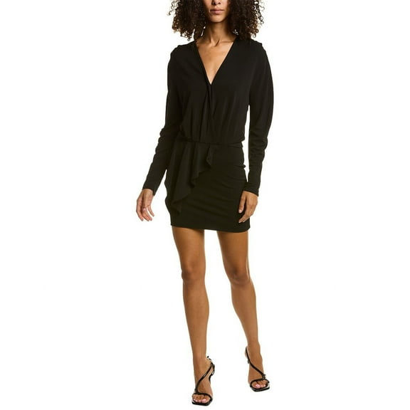 IRO womens  Panoua Mini Dress, 40, Black