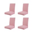 thumbnail image 1 of Decodeary 4piece Chairs With Stretchy Chair Covers Stylish And Functional Beautifying pink, 1 of 6