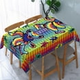 thumbnail image 2 of Dancing Bears-theme square tablecloth has an iconic print, fits most tables, and is easy to care for perfect gifts for fans friends and family，55" x 71"（140*180cm）, 2 of 5