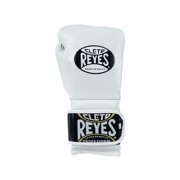 Cleto Reyes Training Gloves with Hook and Loop Closure for Men and Women (16oz, White)