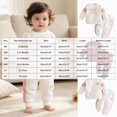 thumbnail image 4 of UAYOTSE Baby Girl Fall Winter Letter Graphic Sweatshirt + Joggers 2Pcs Set Toddler Casual Outfit Size 12-18 Months, 4 of 8