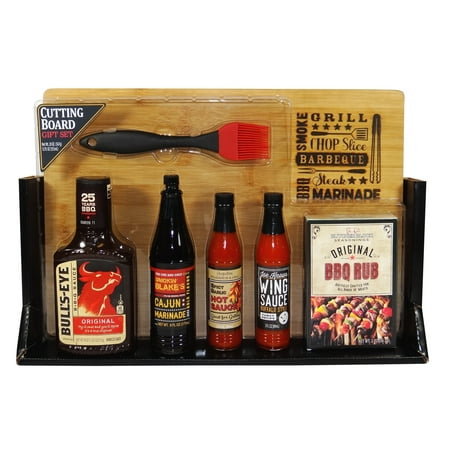 Food Gift Packaging - Cutting Board Gift Set, 7 Piece Gift Set